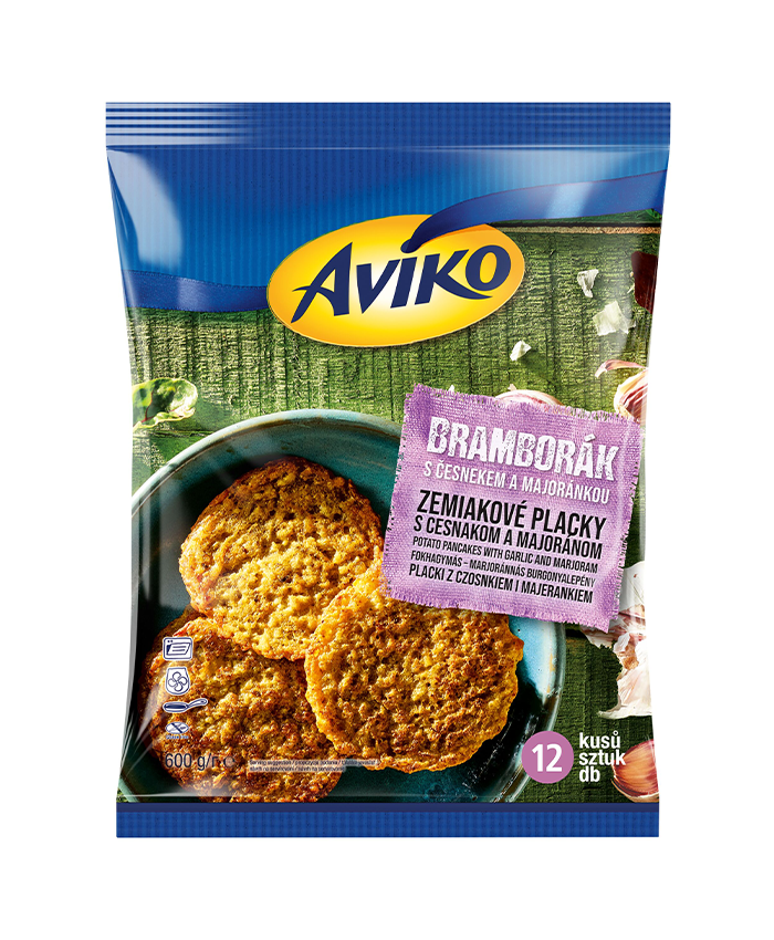 POTATO PANCAKES WITH GARLIC AND MARJORAN 600