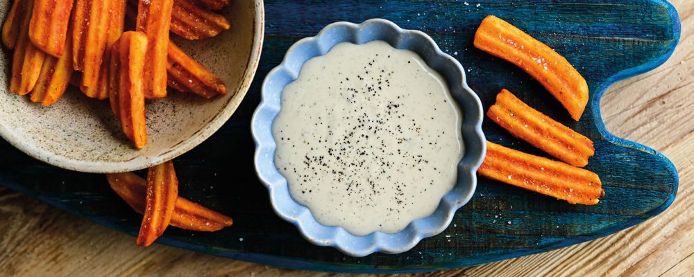 Aviko Wavy Blends Paprika с кремовым соусом из горгонзолы