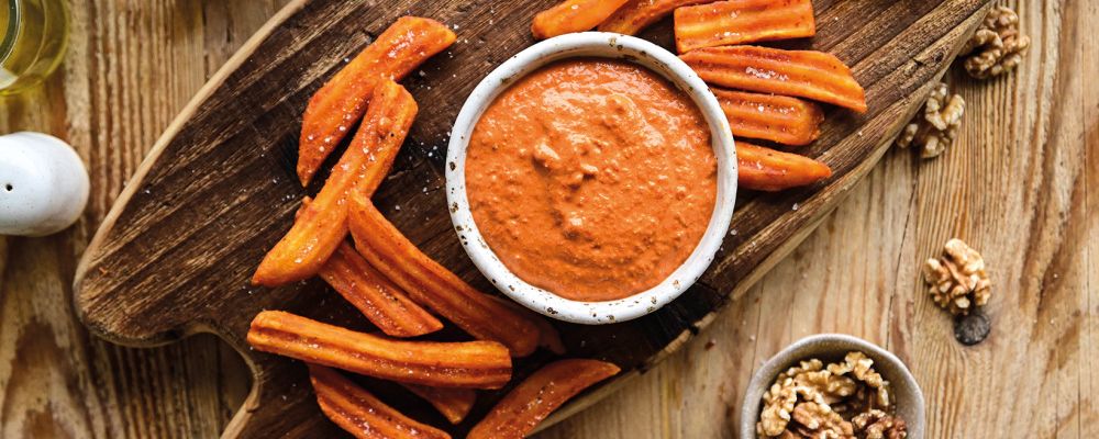 Aviko Wavy Blends Paprika с соусом Мухаммара