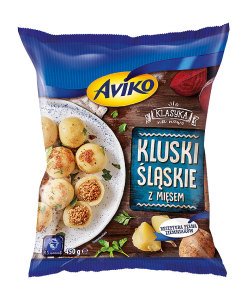 KLUSKI ŚLĄSKIE Z MIĘSEM 450
